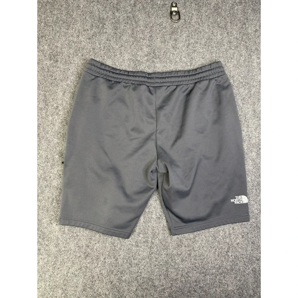 Men's The North Face Gray Sweat Shorts Size XL Zipper Pocket Hiking